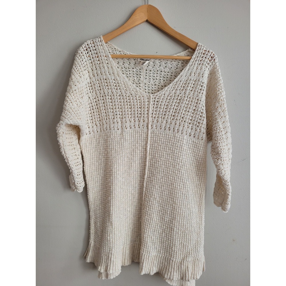 Billabong Women's Knit Top Scoop Neck Size Small